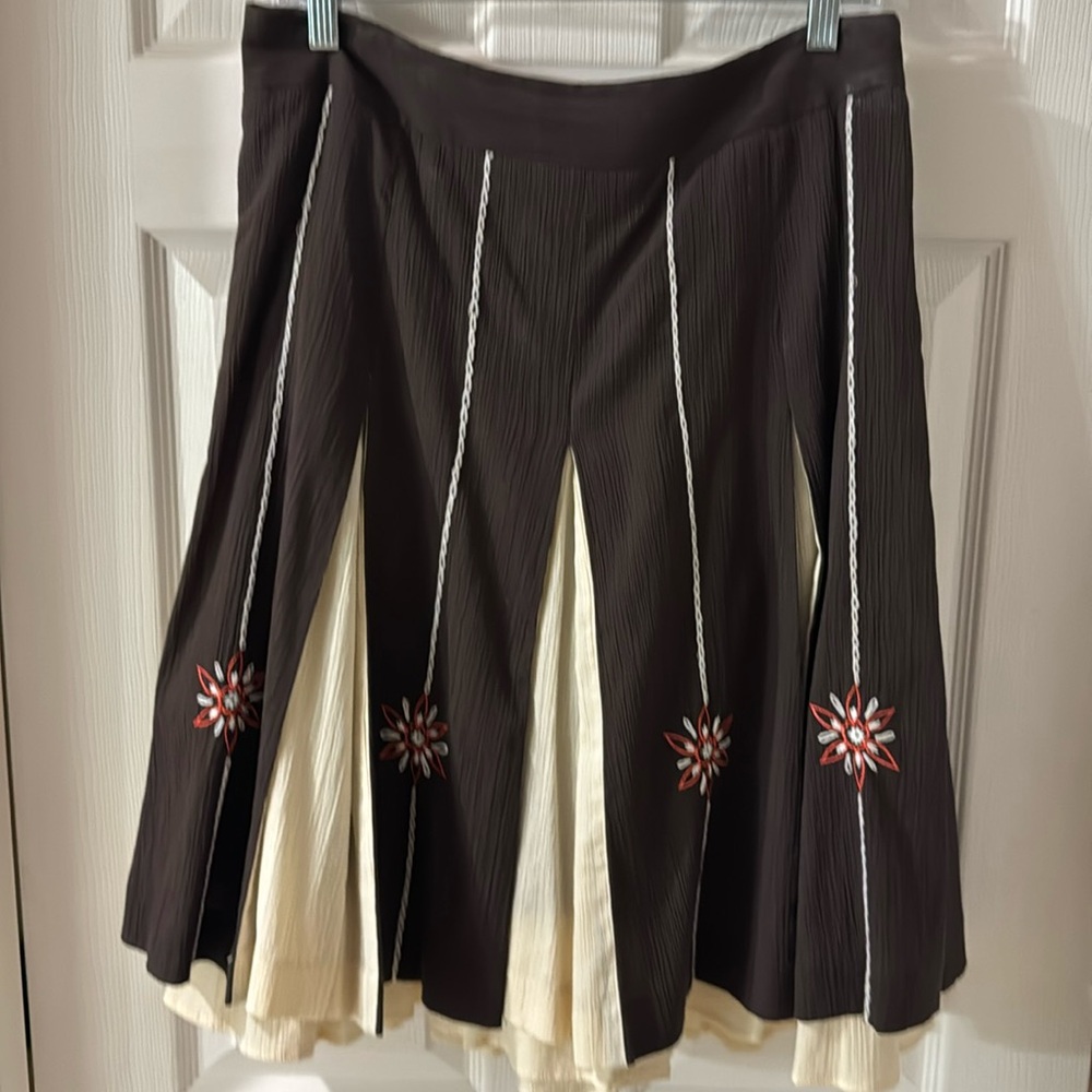 Loft Brown Skirt